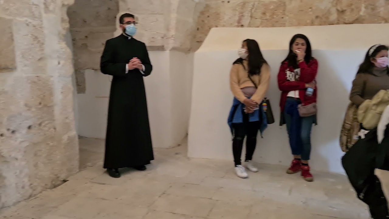 A voice of an angel in the ROOM OF THE LAST SUPPER (Cenacle, cenaculum, The Upper Room) Jerusalem
