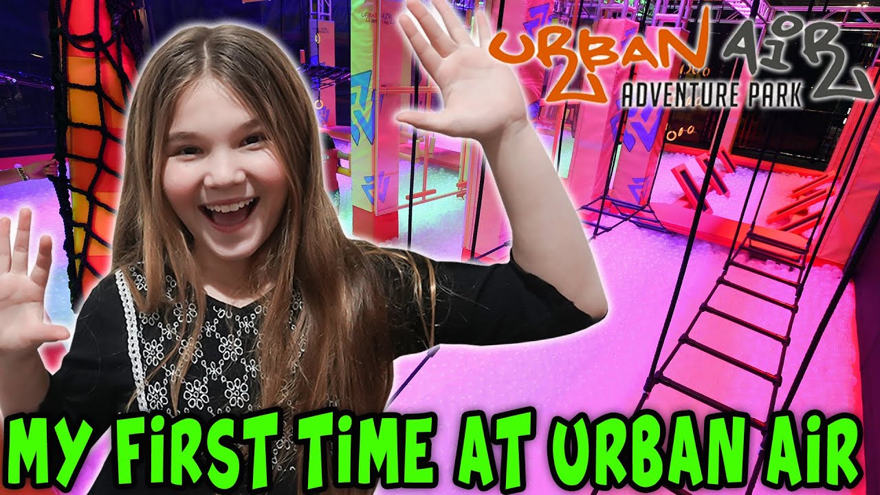 Urban Air Trampoline Park! Wipeout In Real Life! Best Day Ever