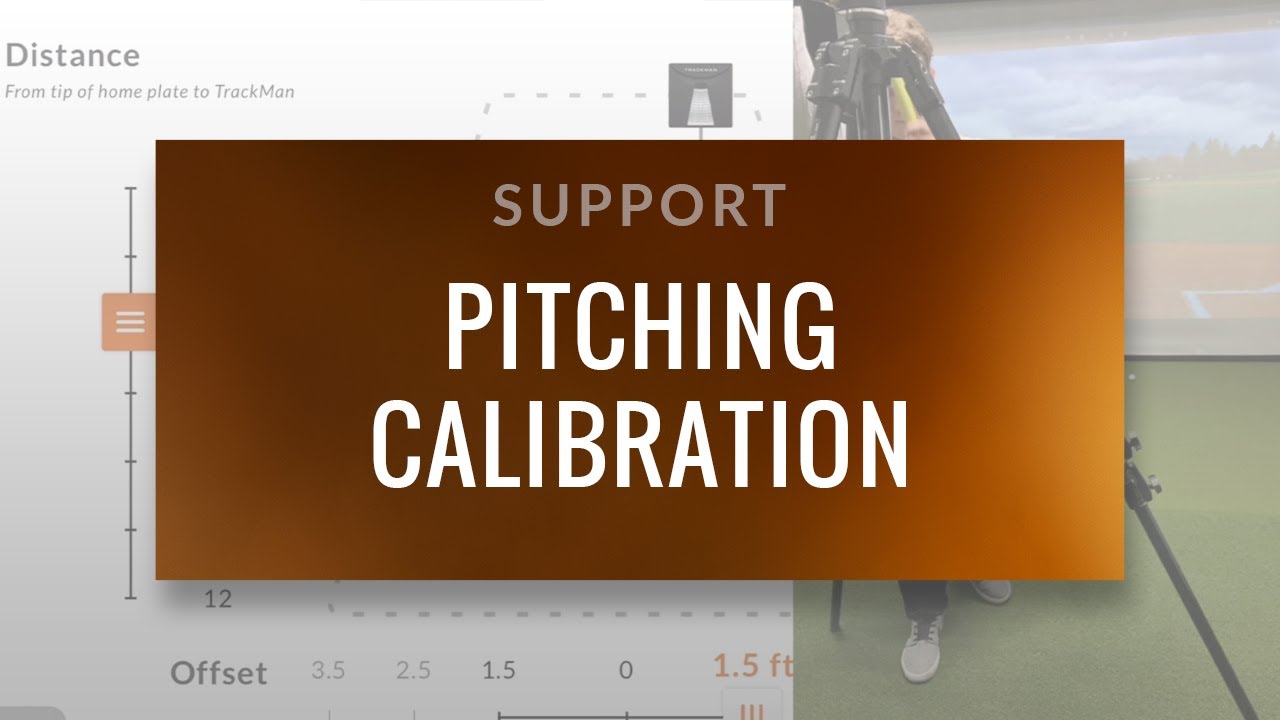 Support: B1 Portable Pitching calibration