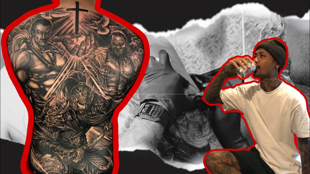 WARRIORS TIME LAPSE TATTOO - FULL BACK TATTOO