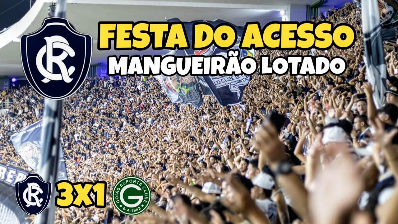 REMO X GOIÁS 😱 FESTA SURREAL DA TORCIDA DO REMO NO ACESSO HISTÓRICO