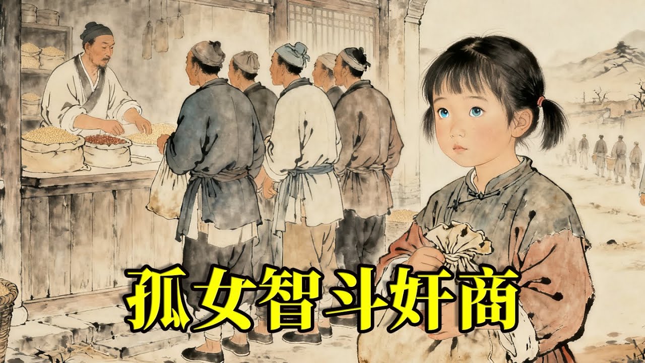 大旱三年，奸商当道，一斤苹果換一兩米，就在全村陷入绝望之际，8歲孤女只用一计，就讓奸商賠光了救命糧！【故事渡口】#民間故事 #故事分享 #故事