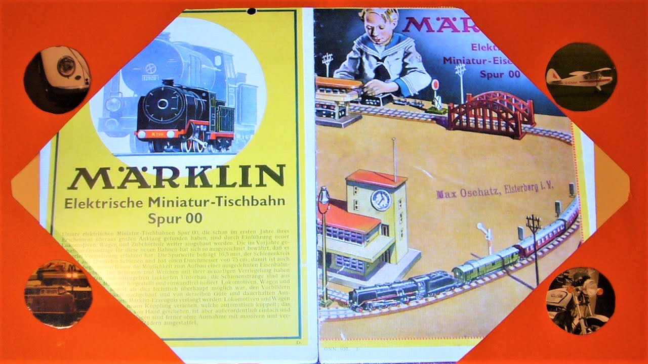 Märklin Katalog 00/H0 1935, 1936 und 1937 - die ersten drei Jahrgänge - der Beginn der Spur 00/H0