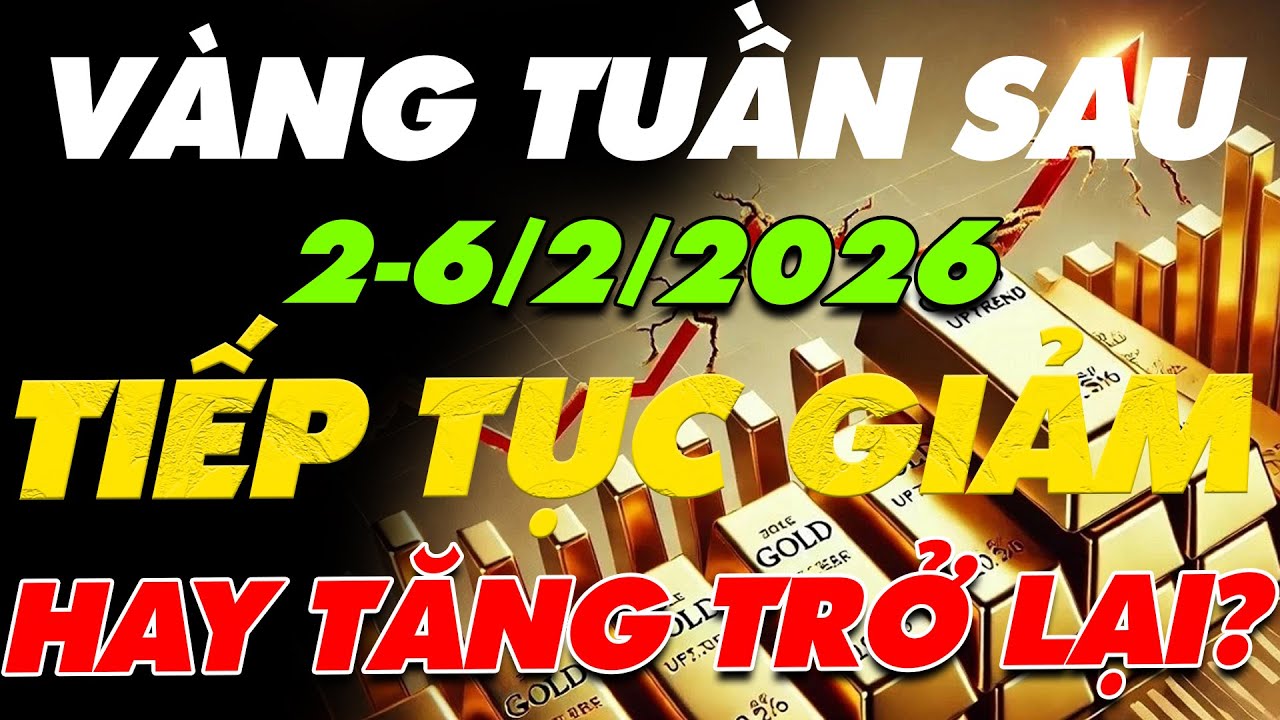 PHÂN TÍCH XU HƯỚNG GIÁ VÀNG TUẦN SAU:2-6/2/2026 VÀNG TIẾP TỤC GIẢM HAY SẼ PHỤC HỒI TĂNG TRỞ LẠI?
