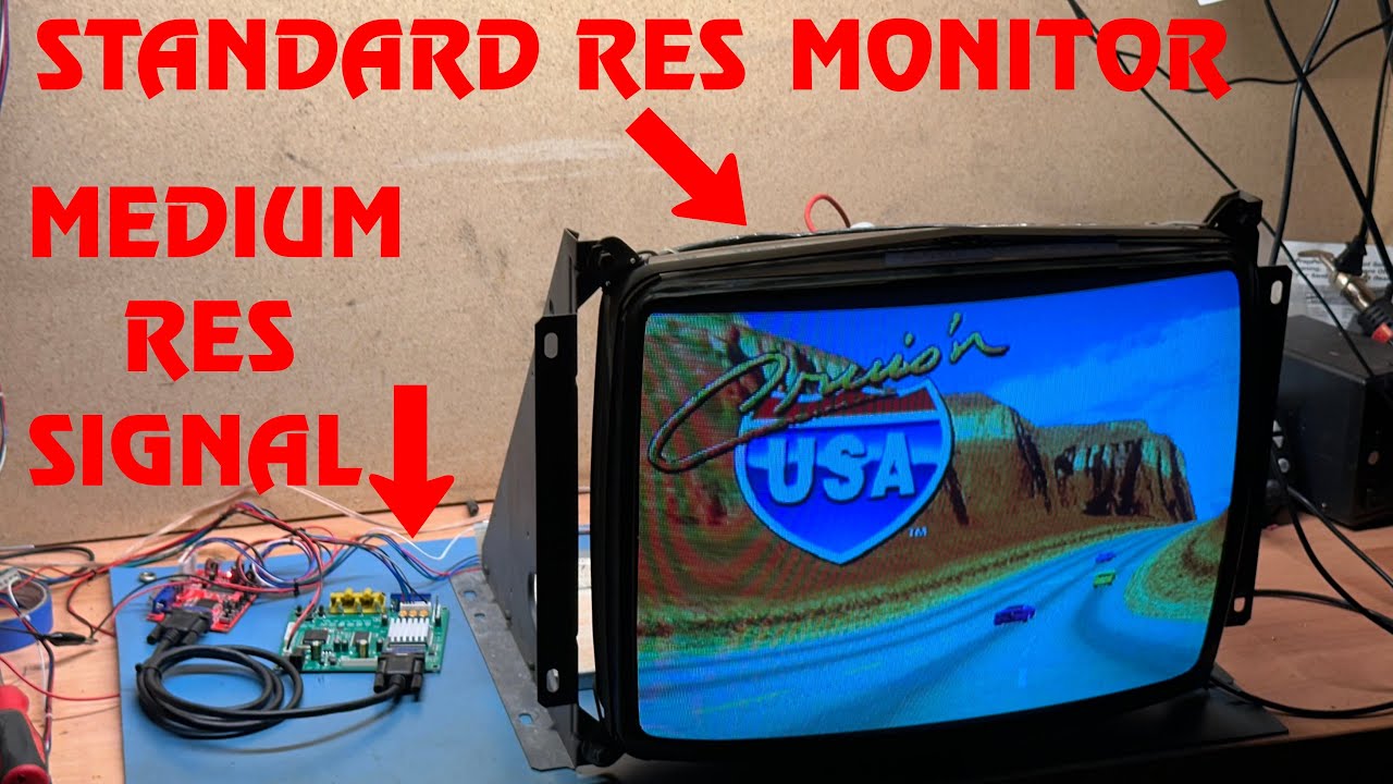 Arcade Monitor 101 - How To Use A Standard Res Monitor For A Medium Res Game