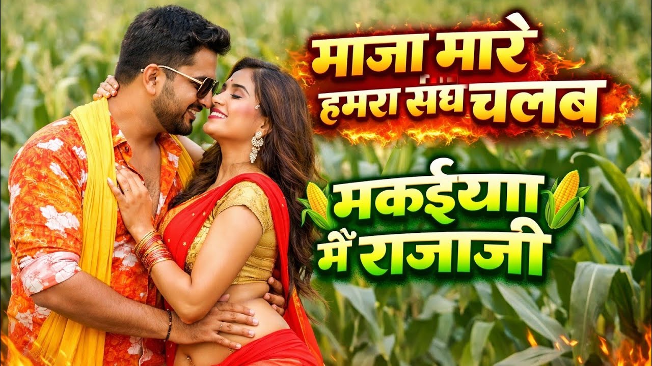 (मजा मारे संगे चल मकईया मे राजा जी)(148p)full HD video song 