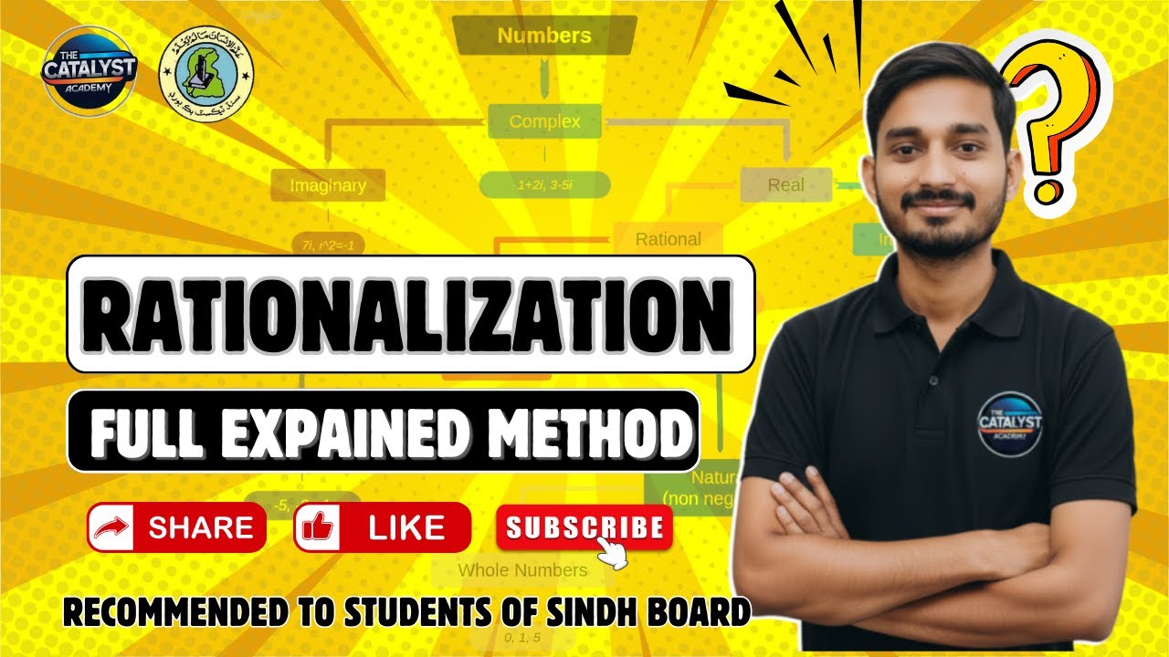 WHY WE DO RATIONALIZATIONS? | FULL METHOD OF RATIONALIZATION | BASIC CONCEPT | CLASS 9 |SINDH BOARD