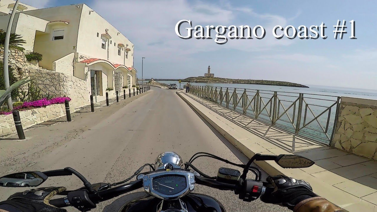 Riding the Gargano coast #1 - Vieste to Peschici - Puglia, Italy - road SP 52
