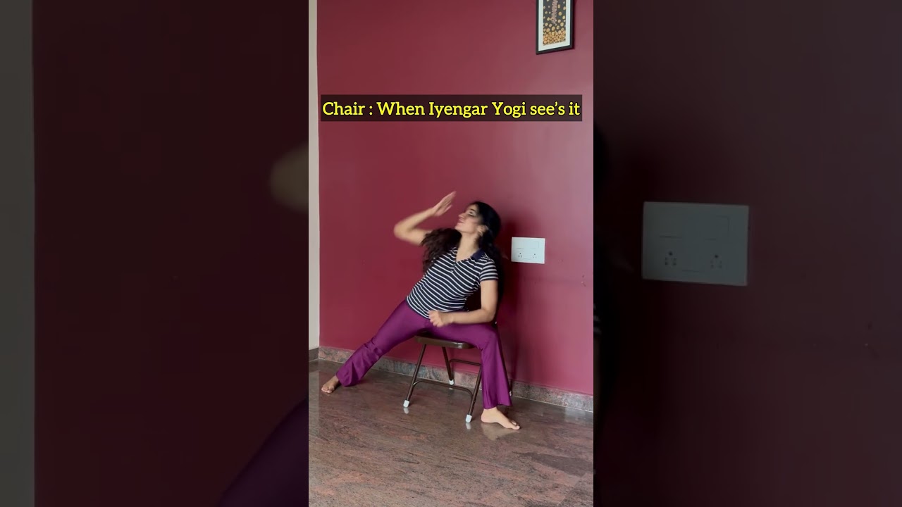 Difference between normal people vs Iyengar style Yoga practitioner #yoga #yogapractice #shorts #yt