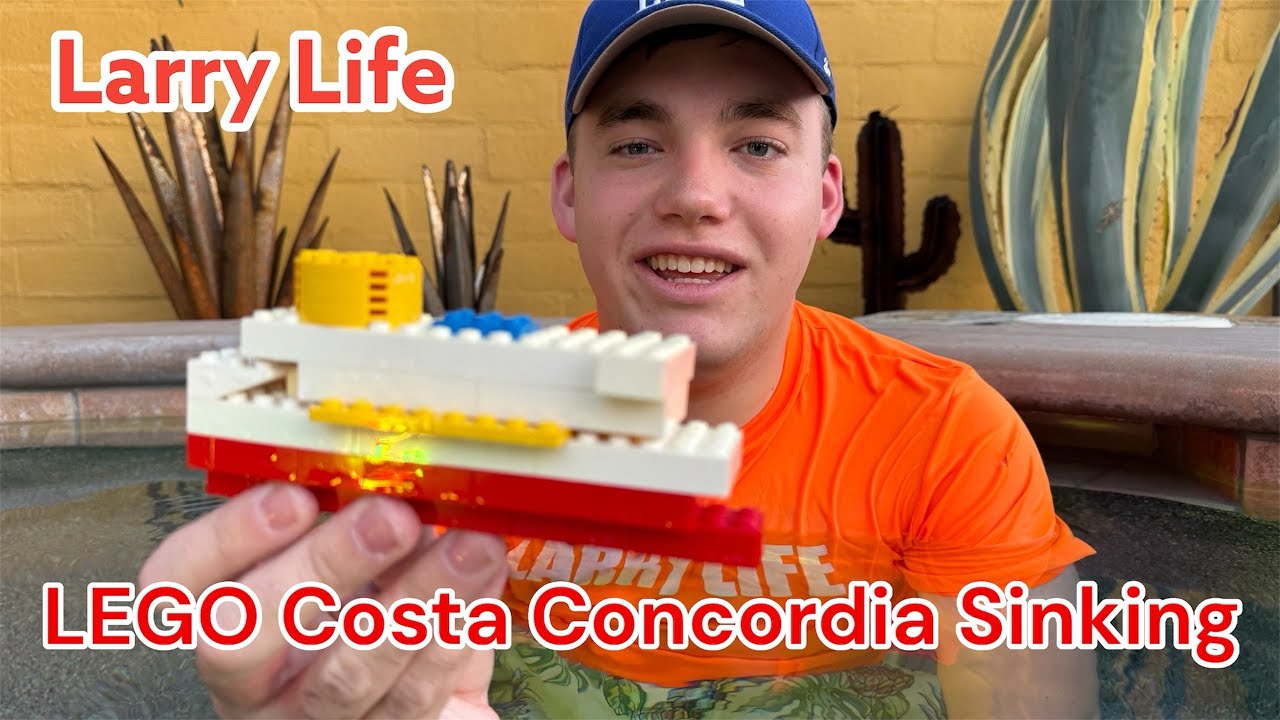 Larry Life LEGO Costa Concordia Sinking! 