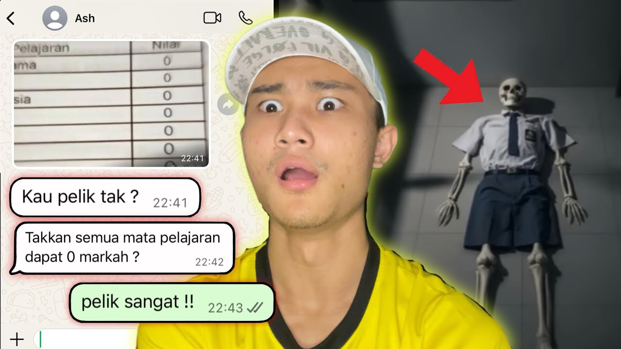 TRAGEDI BAGI RESULT DEKAT SEKOLAH‼️CHAT HISTORY SERAM