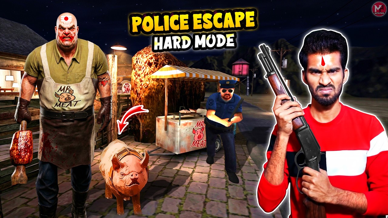 கறிக்கடை ராமசாமி || Mr Meat Police Escape (HARD MODE) Full Gameplay || Mutta Puchi