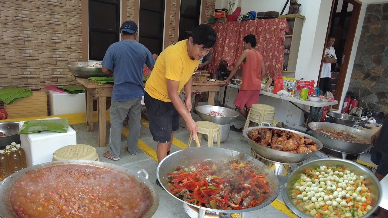 Dalawang baboy 200+kilos | Cooking 14 Filipino style recipes for 18th Birthday Celebration 