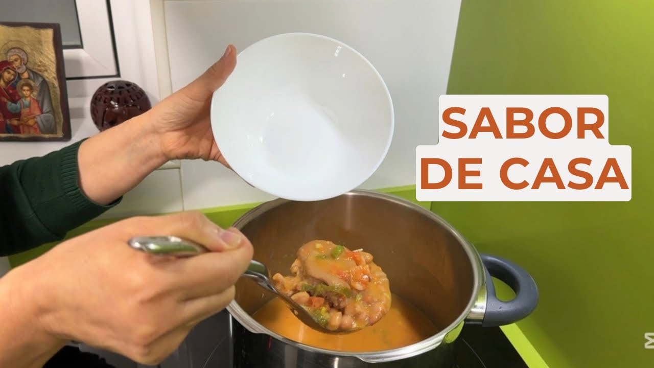 Así preparo los fríjoles de mi tierra desde Barcelona. #frijoles #receta  #comidacolombiana 