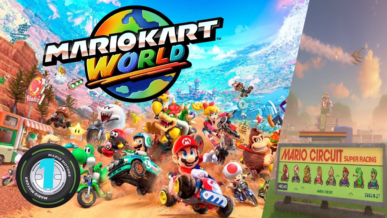 MarioKart World part 1/Going on a journey around the world!
