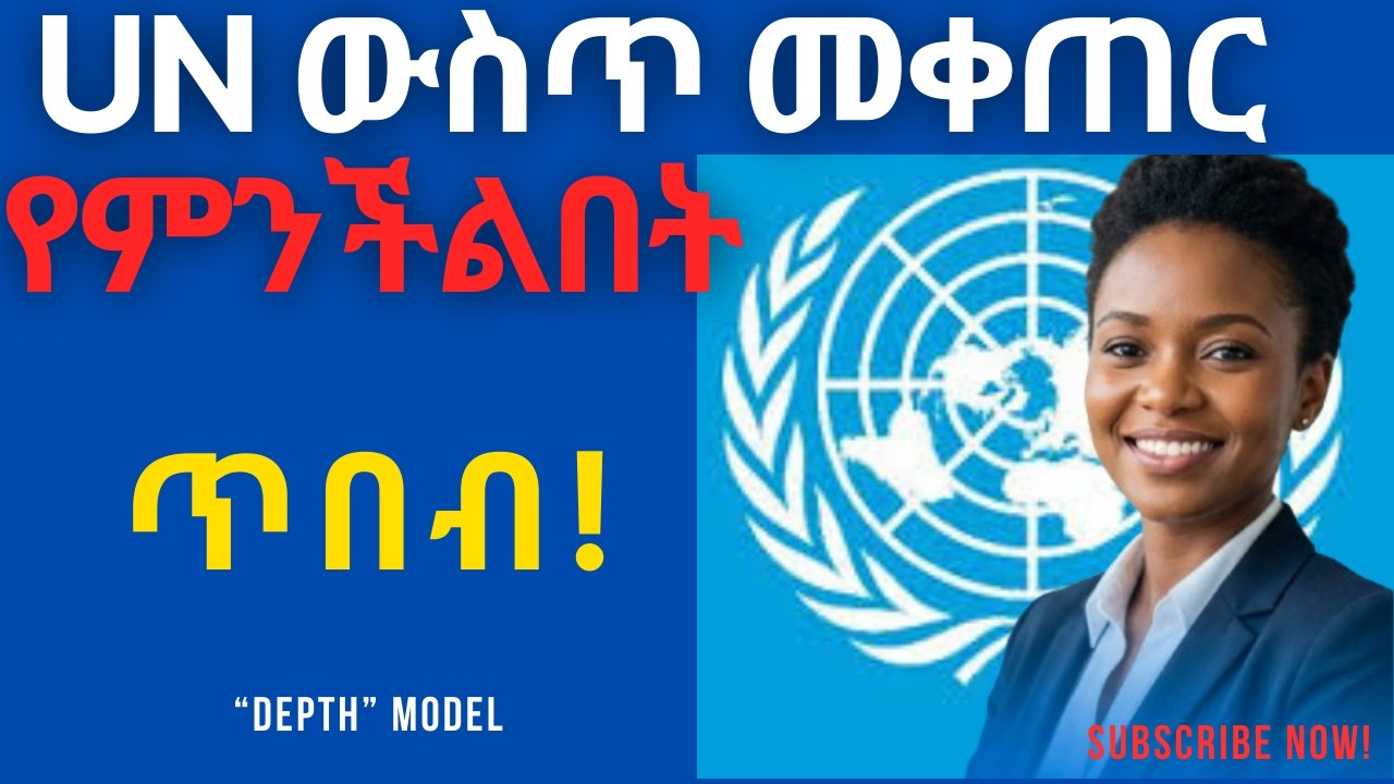 How to get employed by the UN/ የተባበሩት መንግስታት ድርጅት ውስጥ ስራ ለመቀጠር የሚያስችለው ሚስጥር! የጠርያቄዎች ይዘት?
