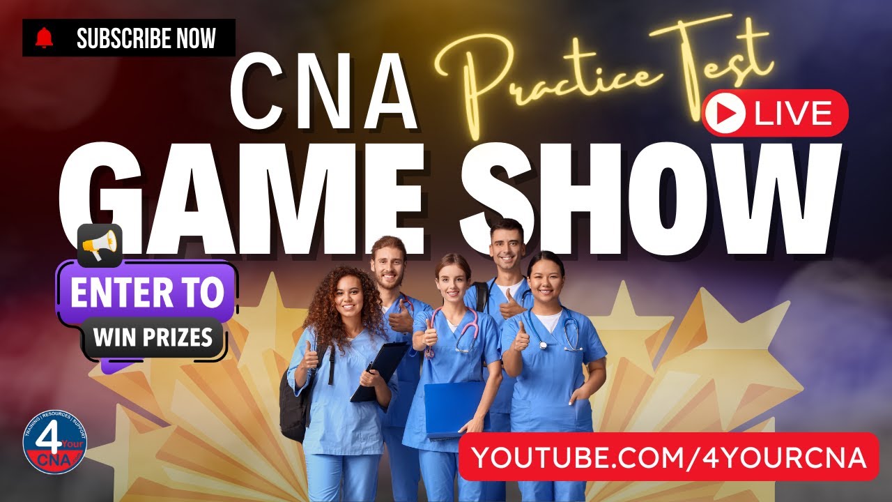 🧠 CNA Practice Test Game Show! Basic Nursing Care 🏆 | 4YourCNA