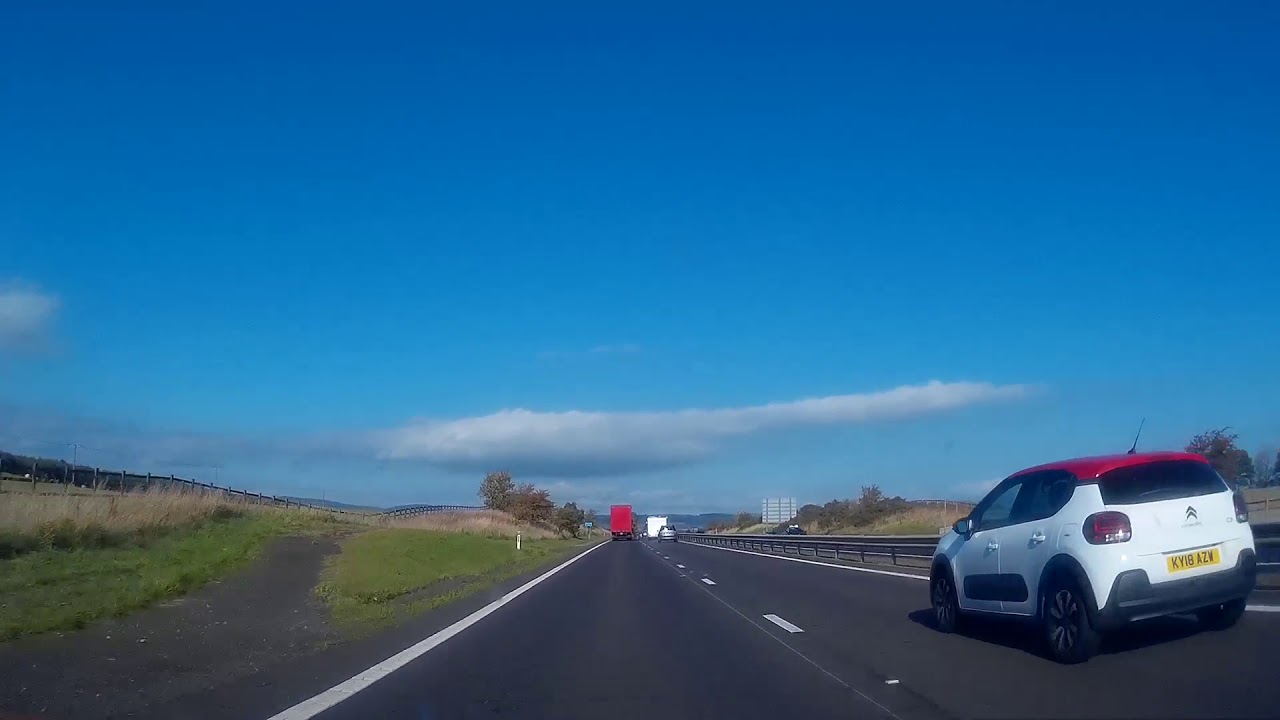 Autumn Indian Summer Drive With Music From Queensferry Crossing To City Of Perth Perthshire Scotland