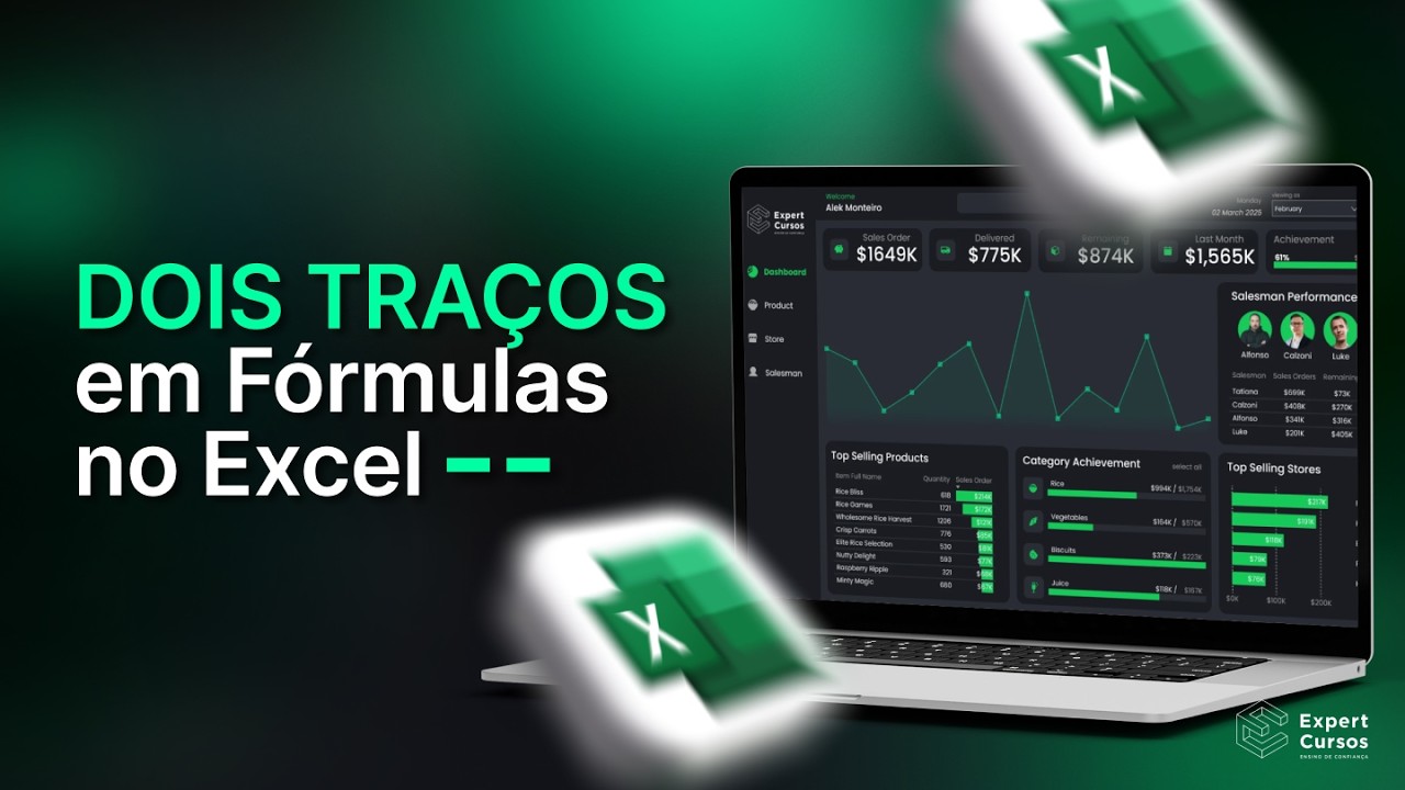 Utilização dos DOIS TRAÇOS em Fórmulas no Excel