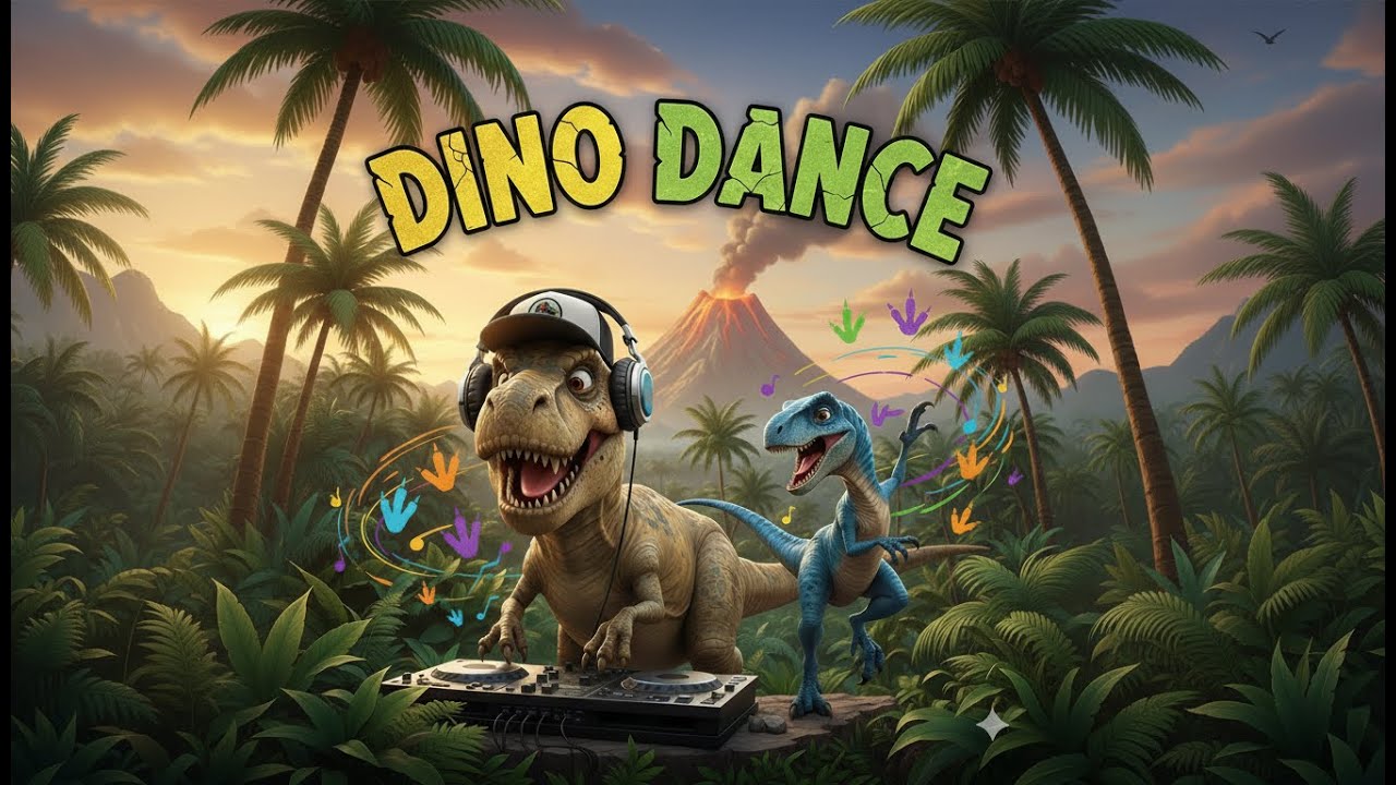 LA CANZONE DEI DINOSAURI 🦖 Dino Dance | Canzoni per Bambini | Jurassic World GenZ79