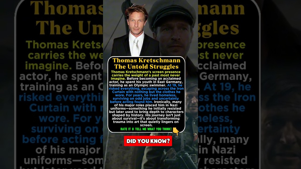 Thomas Kretschmann: Escaping the Past