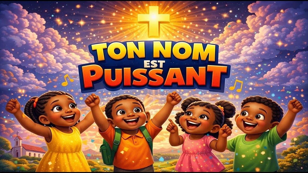 TON NOM EST PUISSANT – Chanson chrétienne pour enfants | Gospel africain joyeux