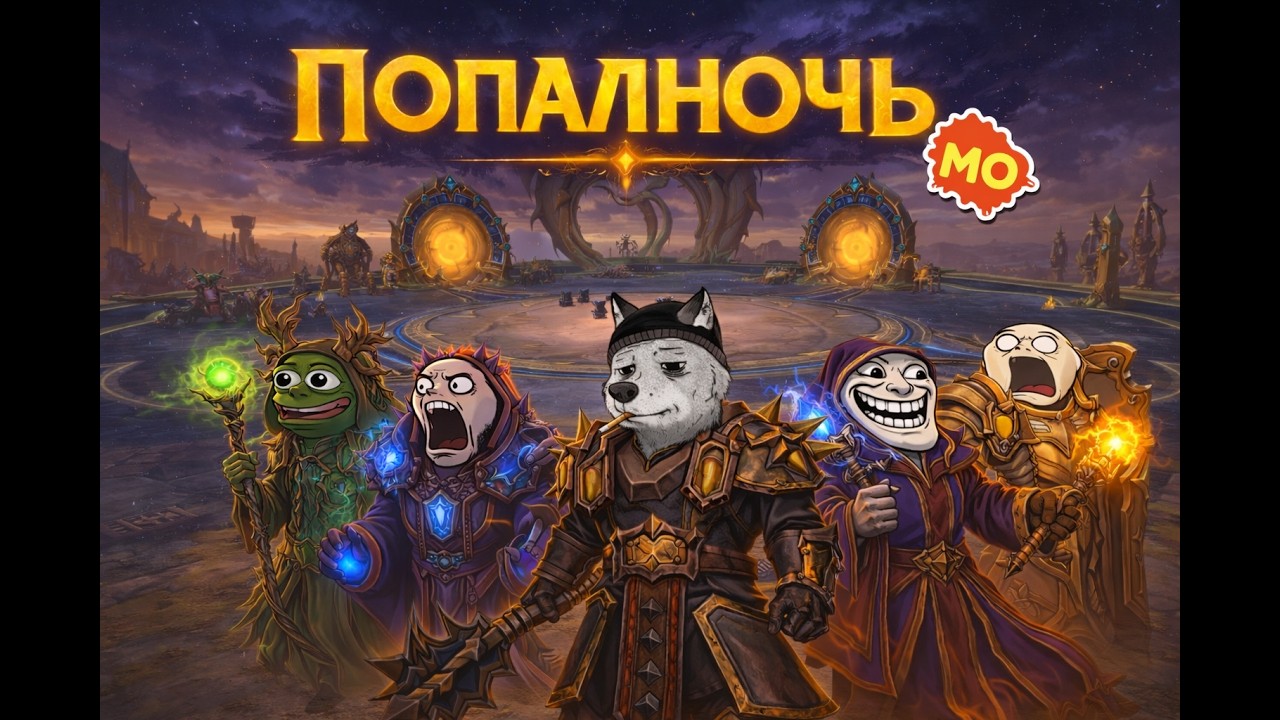 World of Warcraft: Midnight | Одеваем персонажей в М0 | ПОпаЛНОЧЬ №9