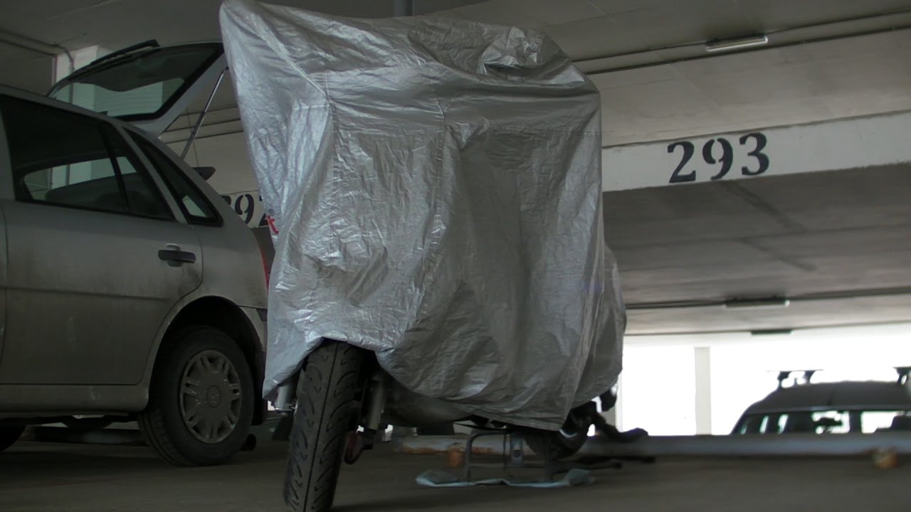 Завожу Sym Allo 125 после зимовки в открытом гараже