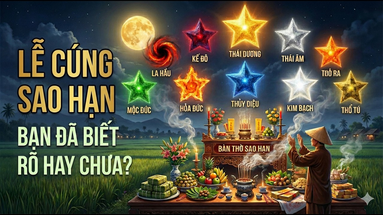 Lễ Cúng Sao Hạn Đầu Năm - Bí Ẩn Không Phải Ai Cũng Biết Rõ!!!