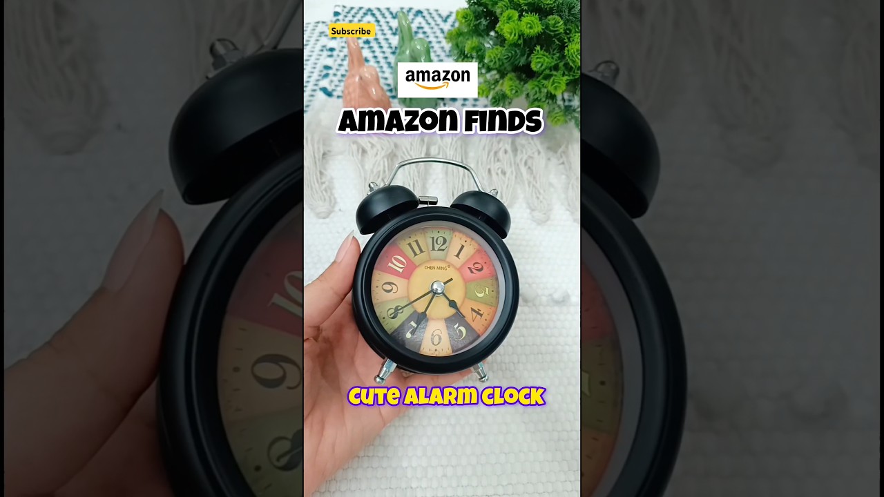 Random Amazon finds vintage alarm clock ⏰ #viral #trending #shorts #ytshorts #alarmclock ✨