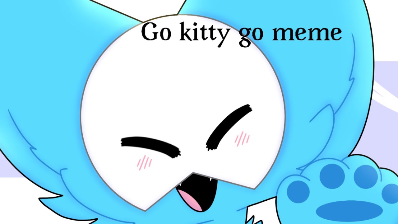 Go Kitty Go! Animation meme || Kaiju Paradise (ft. Slime pup) (FlipaClip and Procreate)