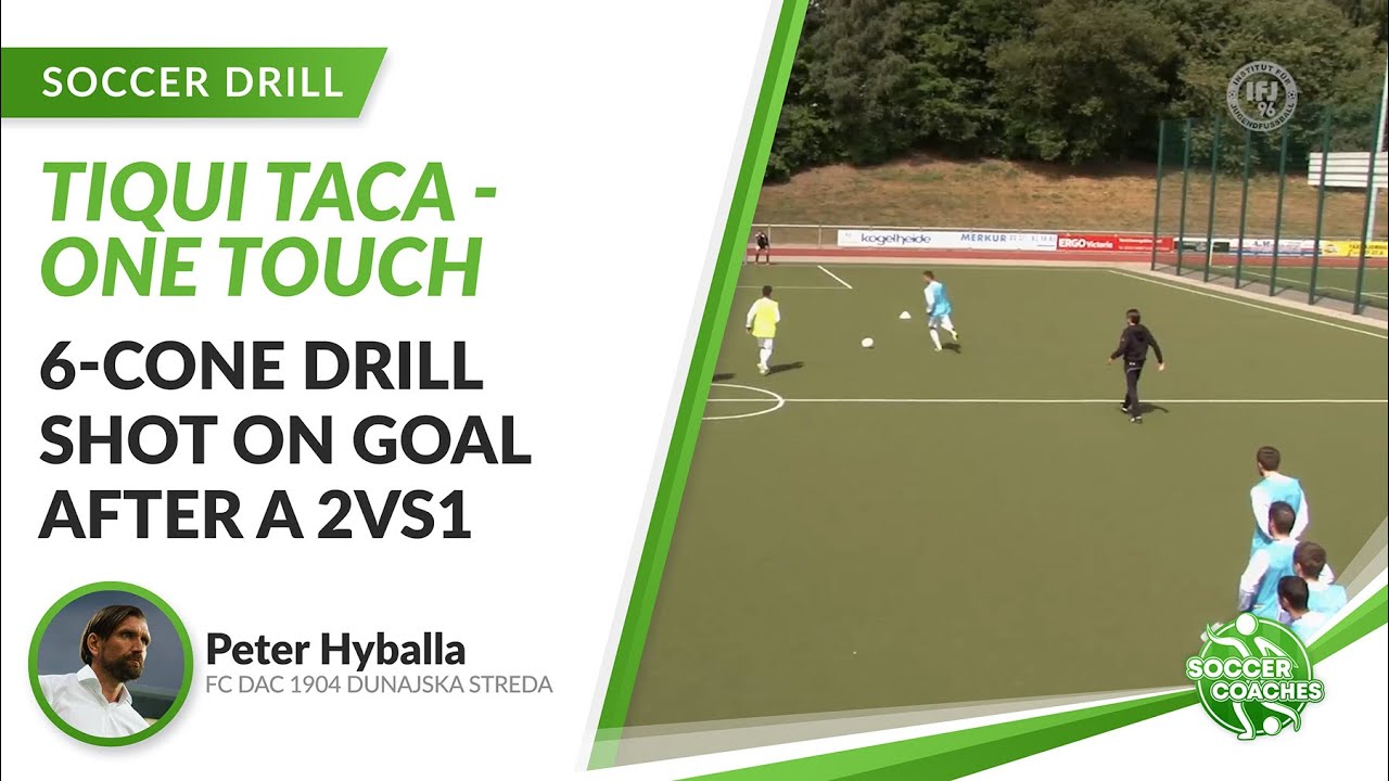 Tiqui Taca - One Touch Soccer | Shot on Goal after 2vs1