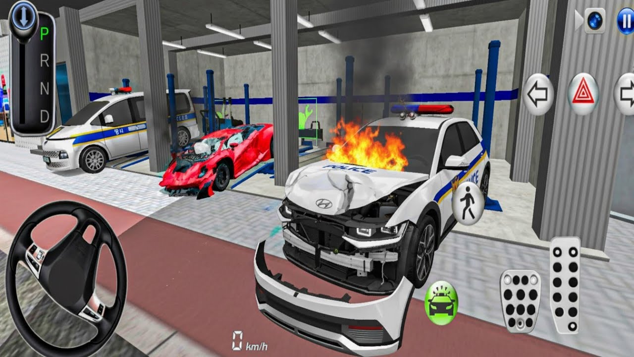 🚦 New update police car chase 3D driving class android game play 