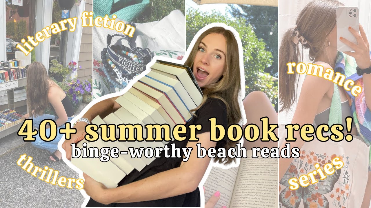 40+ summer book recs! ✨🌻☀️ *binge-worthy beach reads*