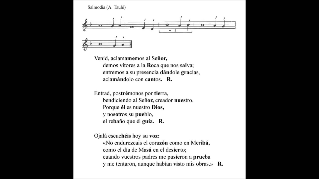 Salmo III de Cuaresma Ciclo A