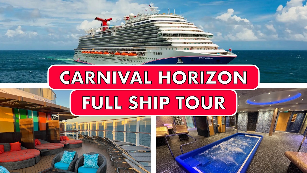 Carnival Horizon - Full Walkthrough Cruise Ship Tour
