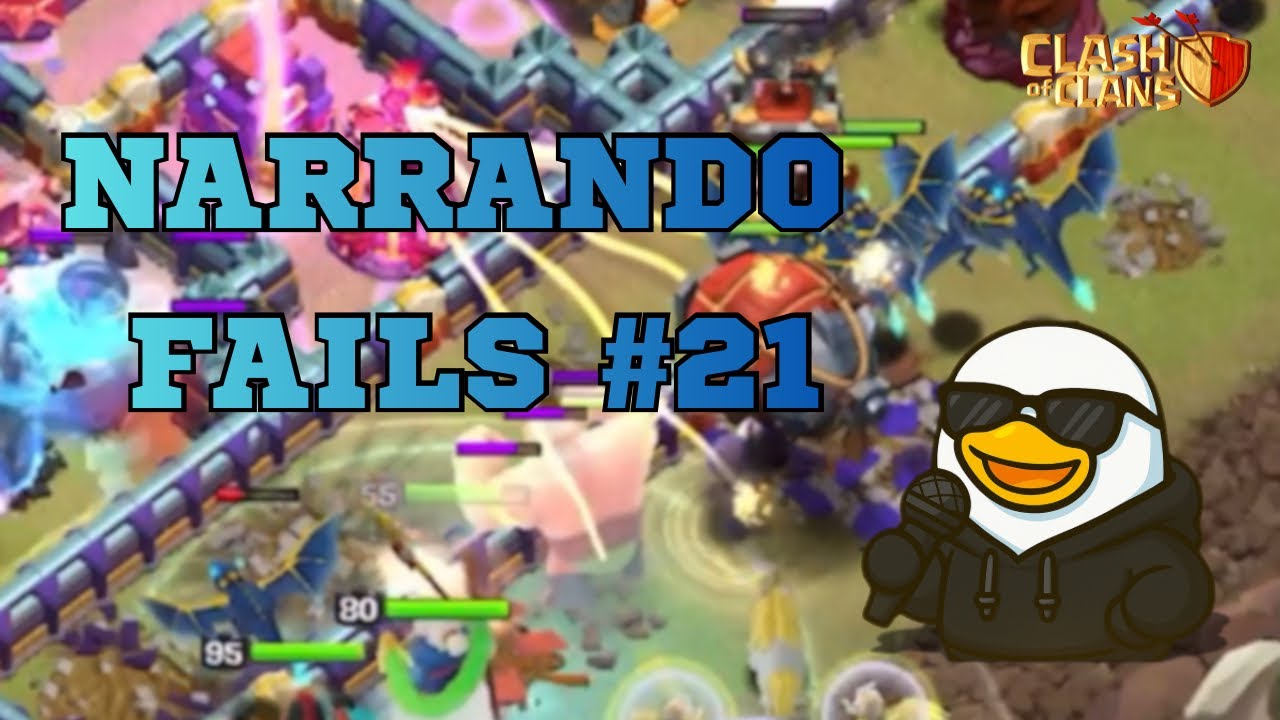 Narrando Fails #21 l Clash Of Clans