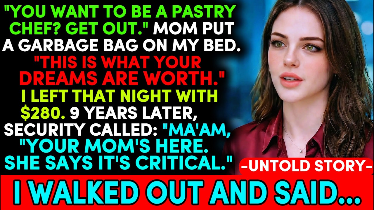 My  Parents Kicked Me Out at 18 for Wanting to Be a Pastry Chef — 9 Years Later She Begged Me for...