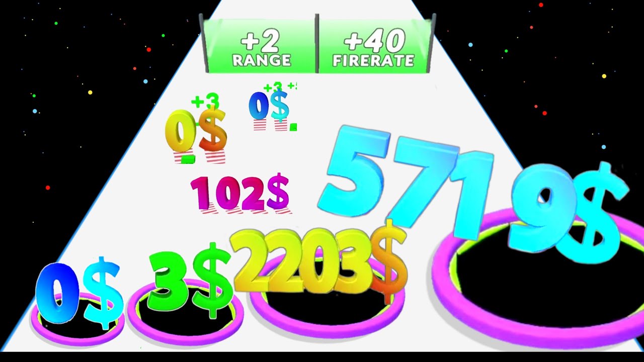 NUMBER HOLE Run (Number Stack 3D) - Level Up Number Merge Run Satisfying ASMR Gameplay