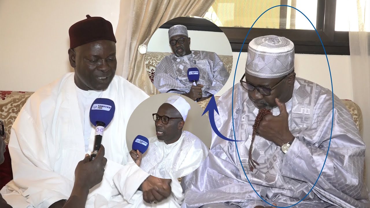 Visite Délégation Serigne Mansour Sy Dabakh à Touba chez Serigne Mahmadan Mbacke