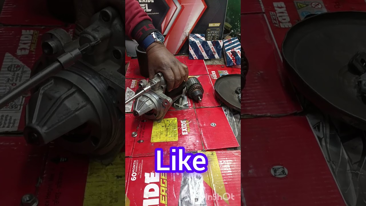 self starter motor repairing 