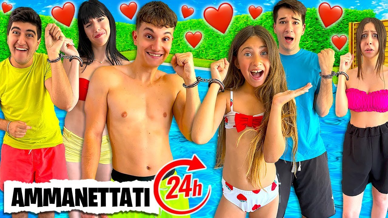 RIMANI AMMANETTATO CON IL TUO FIDANZATO IN PISCINA PER 24 ORE CON TUTTI I NOSTRI AMICI!