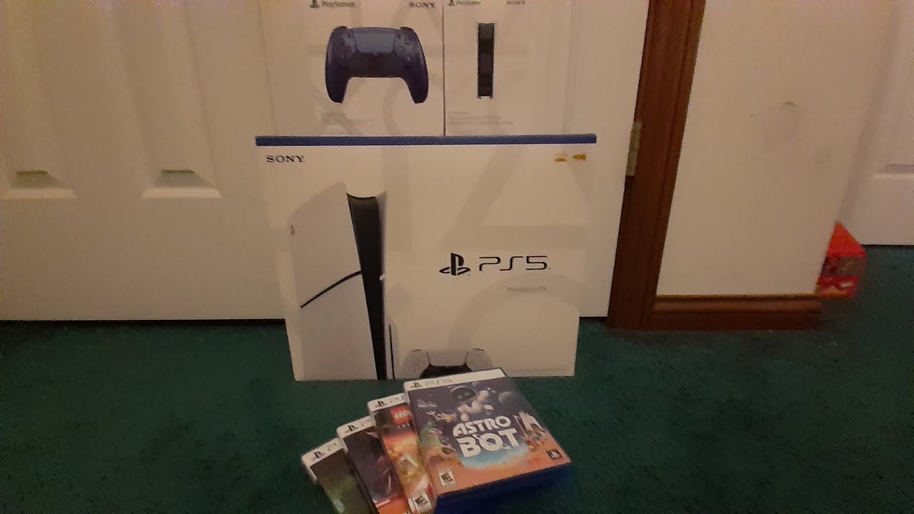 The ULTIMATE PS5 Slim Unboxing Games and Accessories!!!