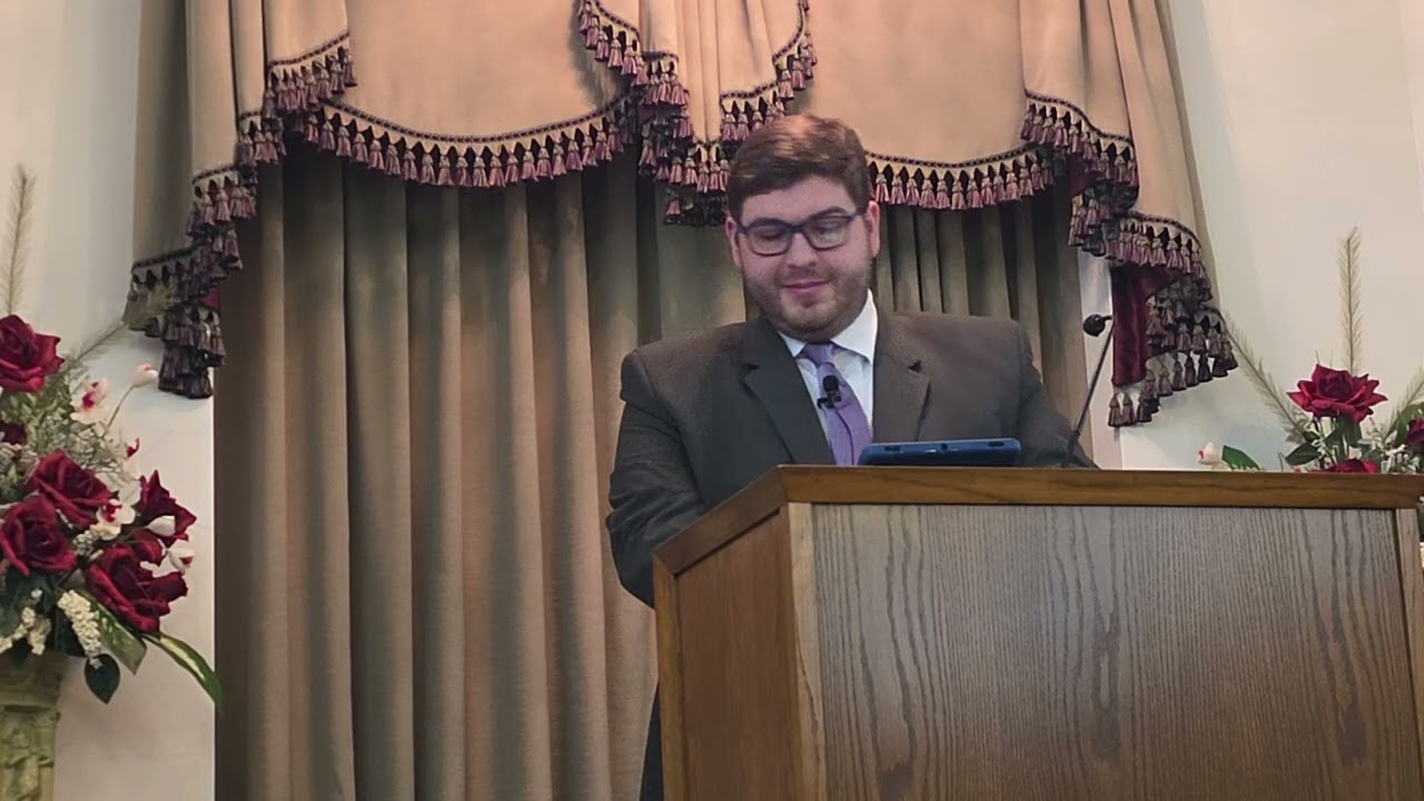 Sunday morning worship with Anthony Myers