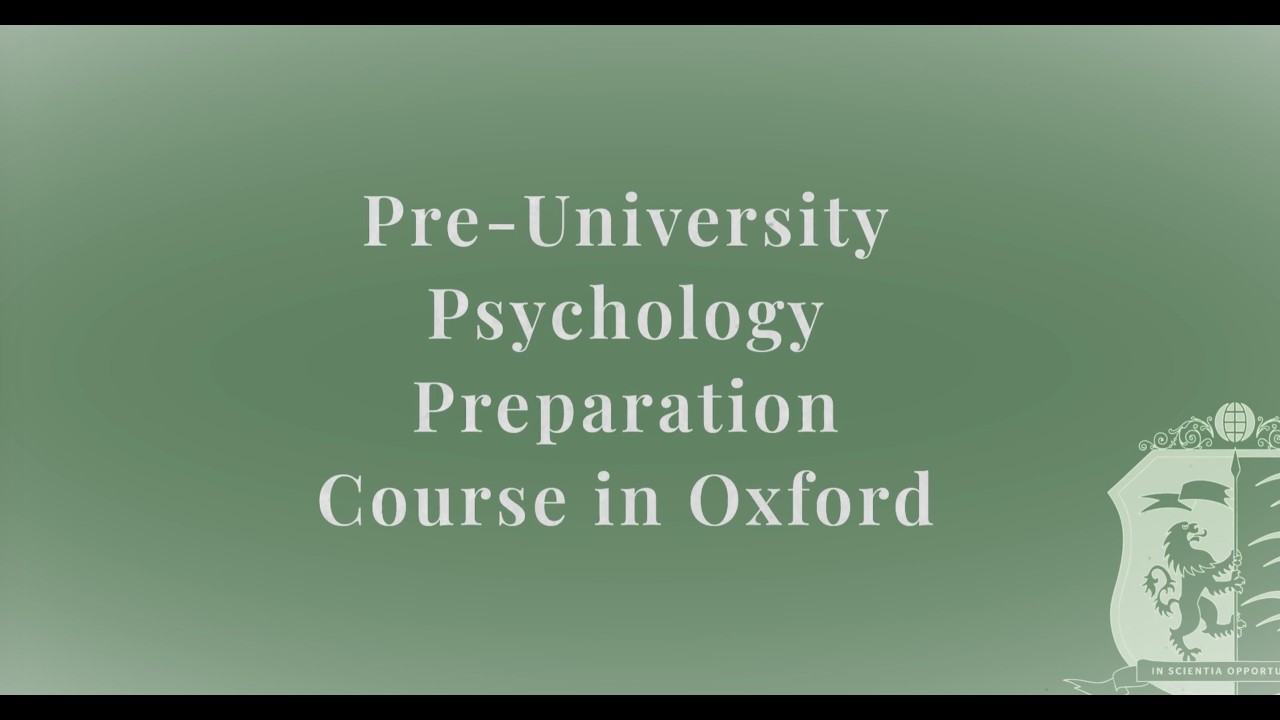 Studying psychology & living like a uni student | Bucksmore Education | Academic Summer Courses