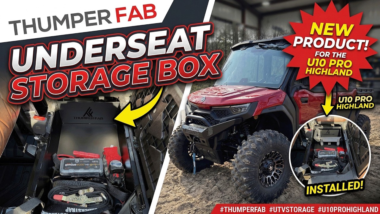 Багажный бокс под сиденье CFMOTO UForce U10 PRO XL | Thumper Fab