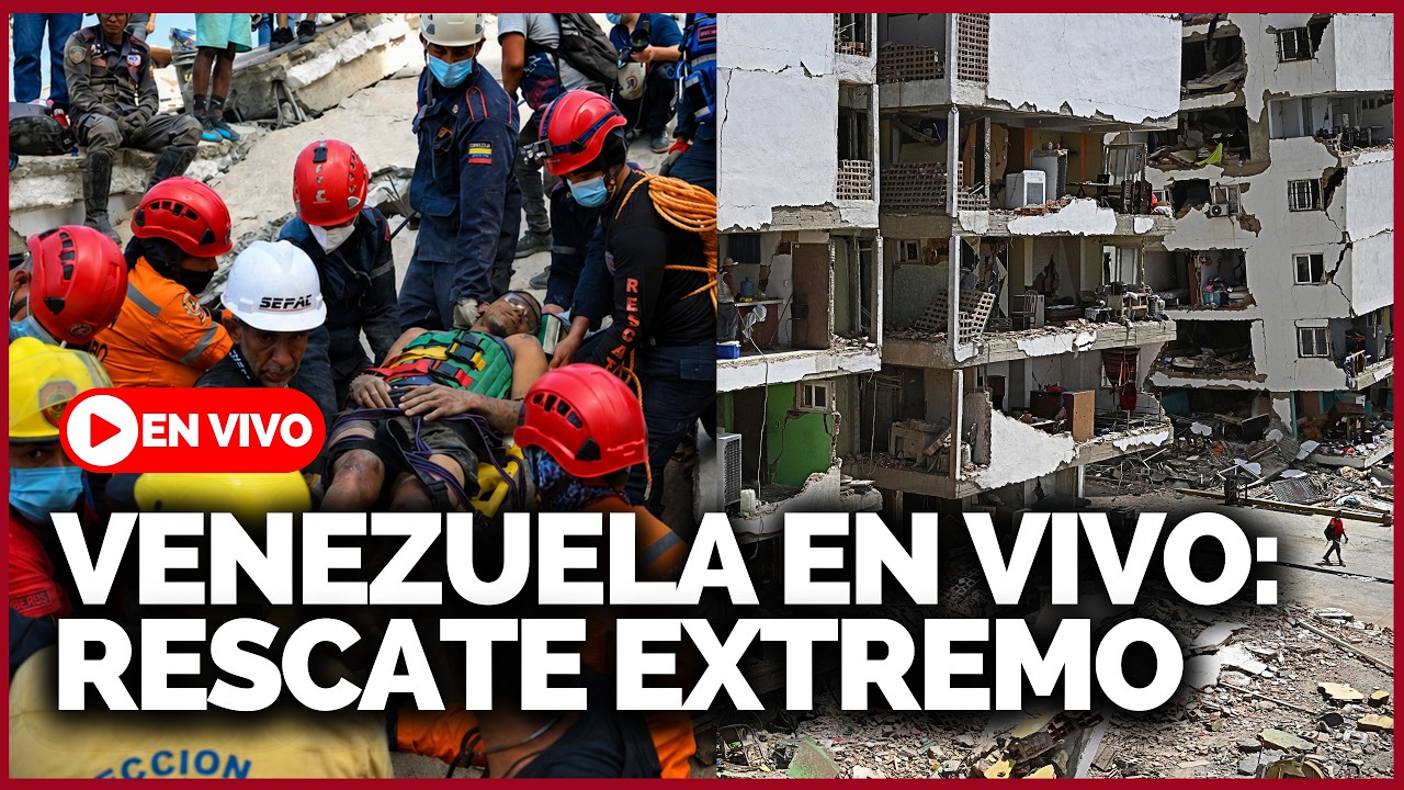🔴 EN VIVO VENEZUELA: Contin&uacute;an las labores de rescate y llega la ayuda internacional | Gesti&oacute;n Mundo