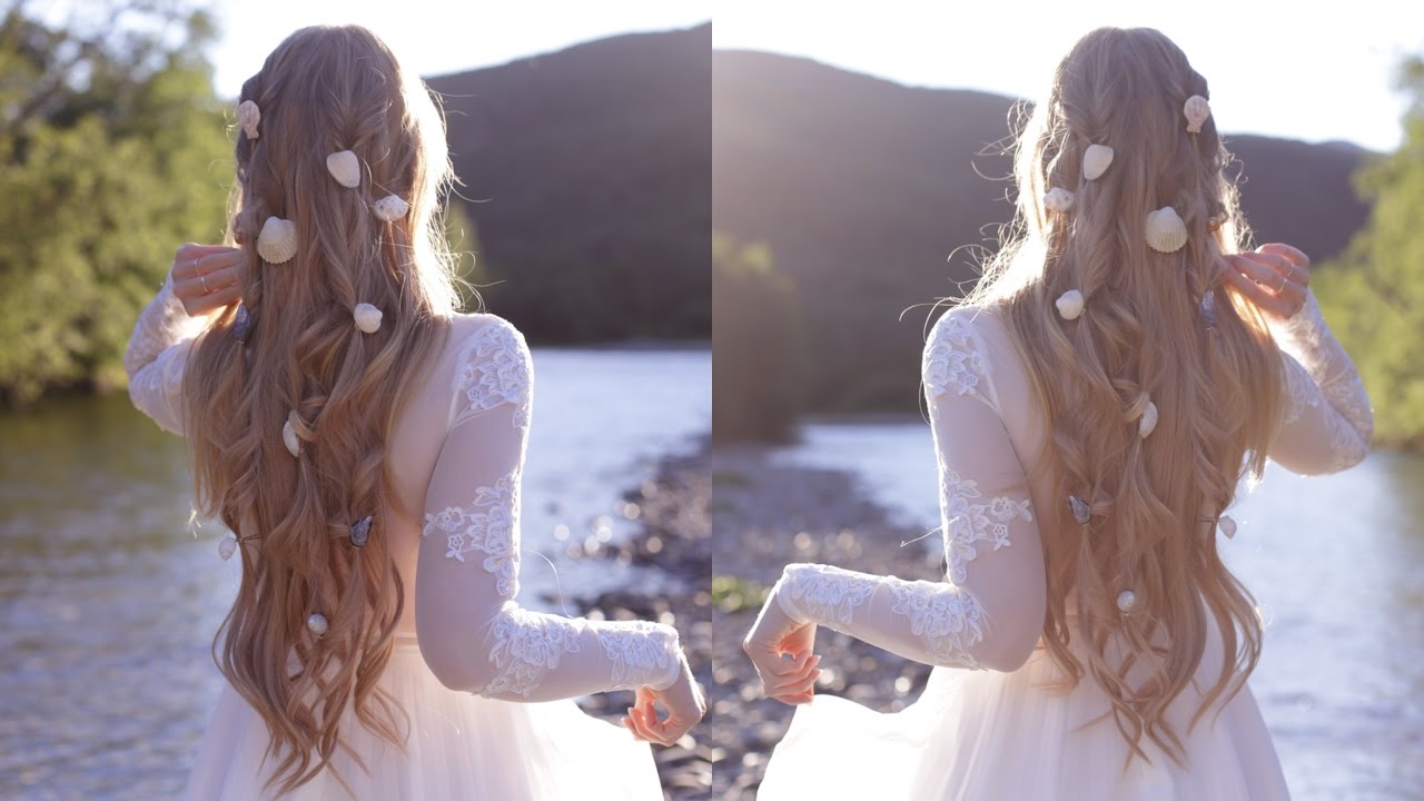 Mermaid Seashell Hair | Halloween Hairstyle