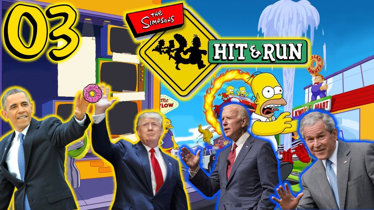 Президенты США играют | Симпсоны: Наезд и побег! - 03
