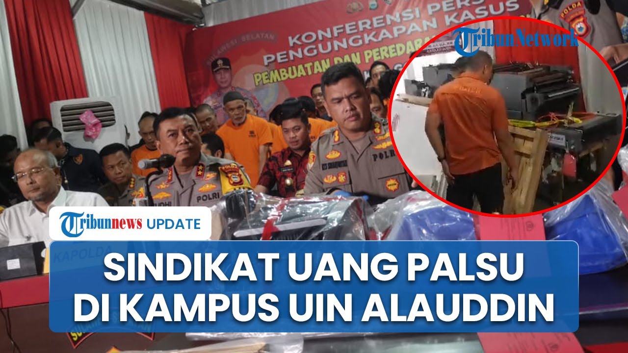 Pabrik Uang Palsu di UIN Alauddin Makassar Terbongkar, Doktor hingga Pegawai Bank Jadi Tersangka